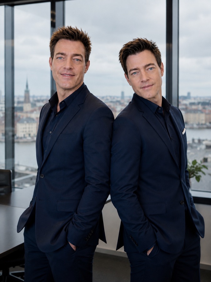 Thomas and Tobias Byman — twin founders of TwinPare, Stockholm
