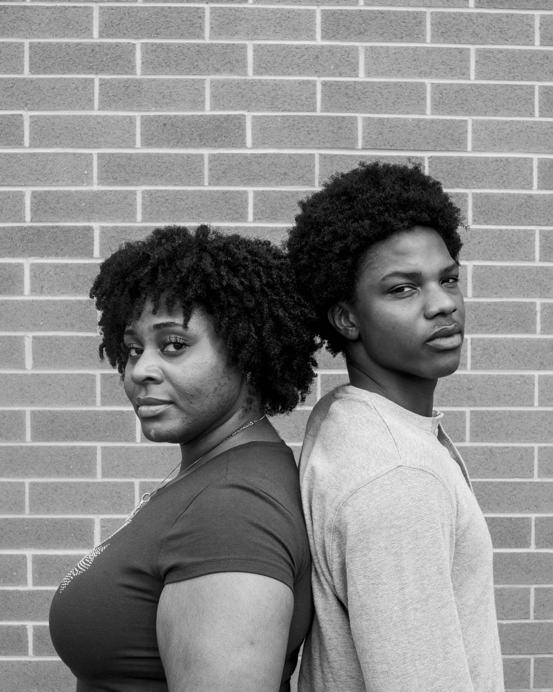 Twins side by side with visual twin facts and statistics